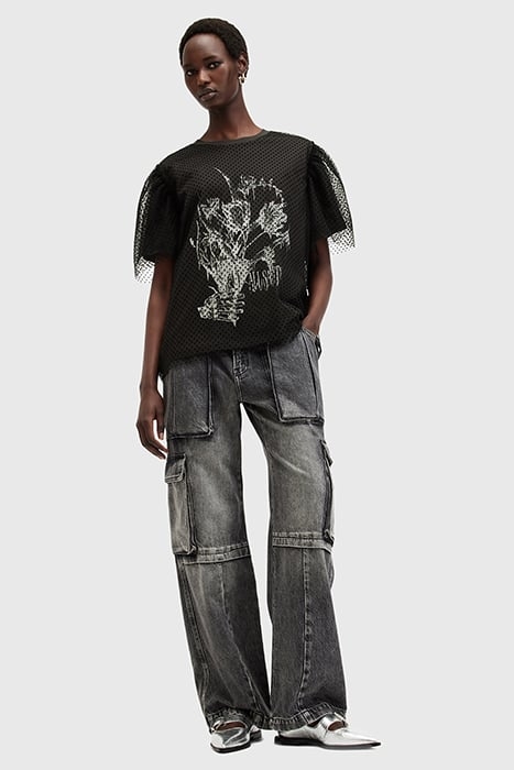 TOMMI FONDRE TEE WASHED BLACK/BLACK 3