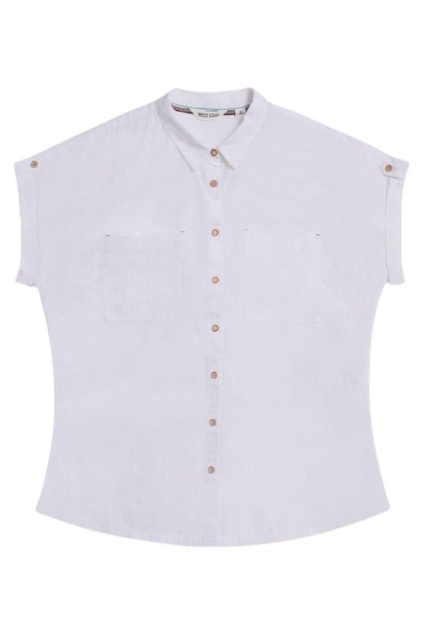 ELLIE COTTON SHIRT PALE IVORY 3