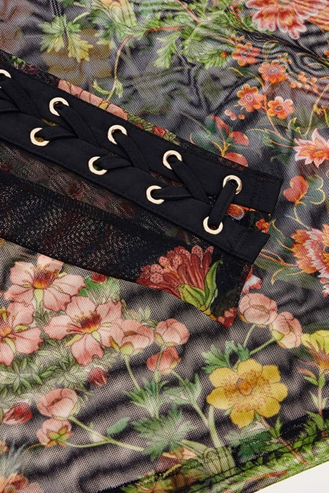 LEWIS MESH TOP BLACK BEAUTY BLOUSE PRINT 8