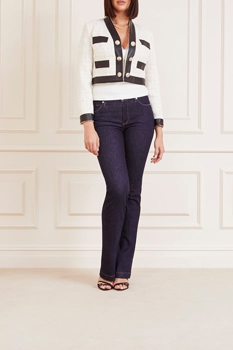 MARIKA SHORT JACKET PALE PEARL CROPPED MULTI 3