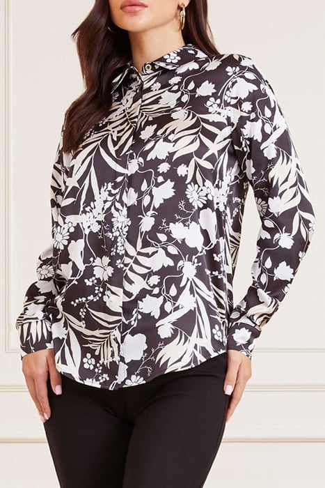 THE ICON BLOUSE PRINT SHADOWLANDS BLACK 1