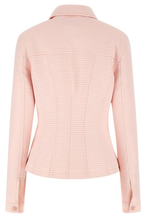 LS LILIA VICHY TRACKER JACKET PINK AND WHITE VICHY 5