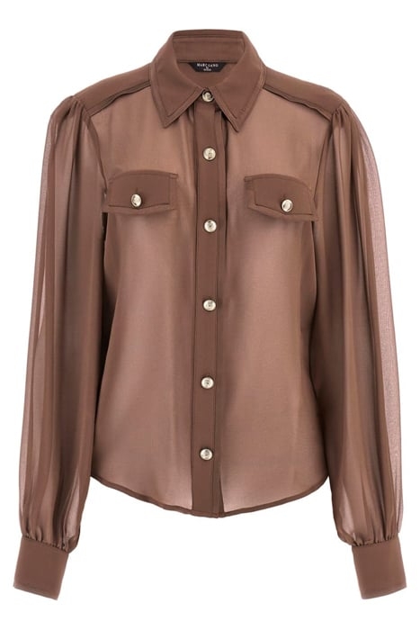 EMILY SHIRT GENERAL BUTTON-DOWN BROWN 4