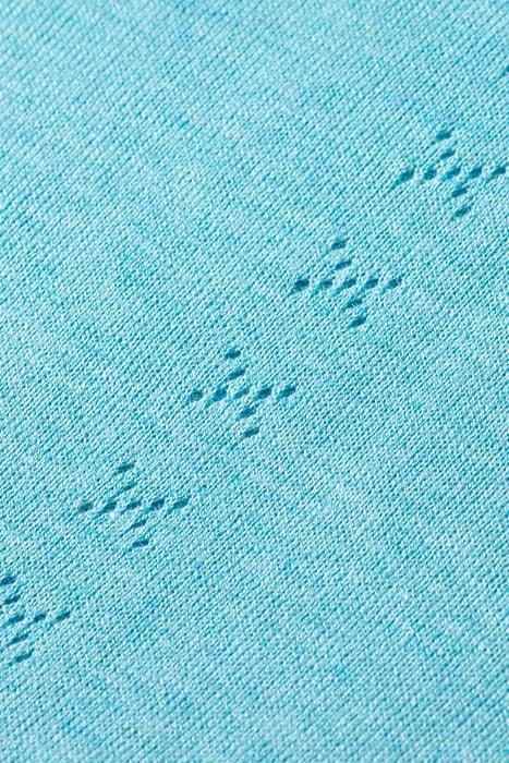 RELAXED V-NECK PULLOVER TOPAZ MELANGE 7