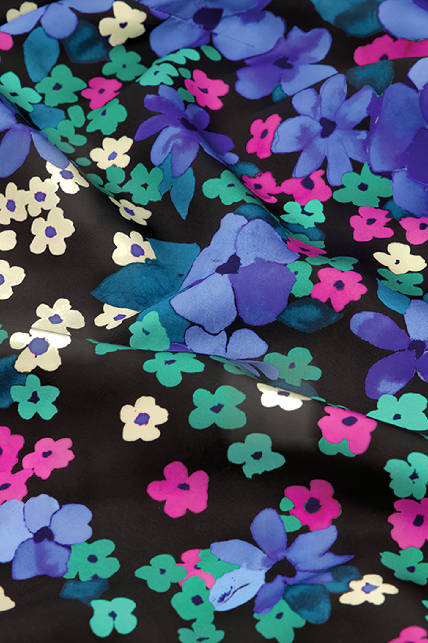 MARLOES DRESS BLACK/FEELING GREEN 5