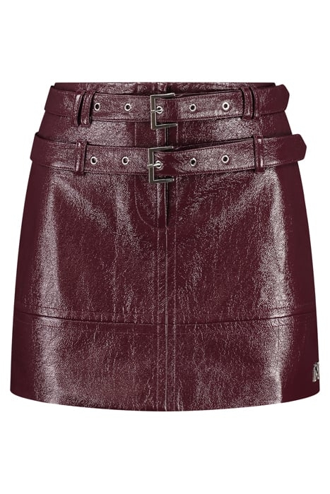 AMBON SKIRT DEEP RED 1