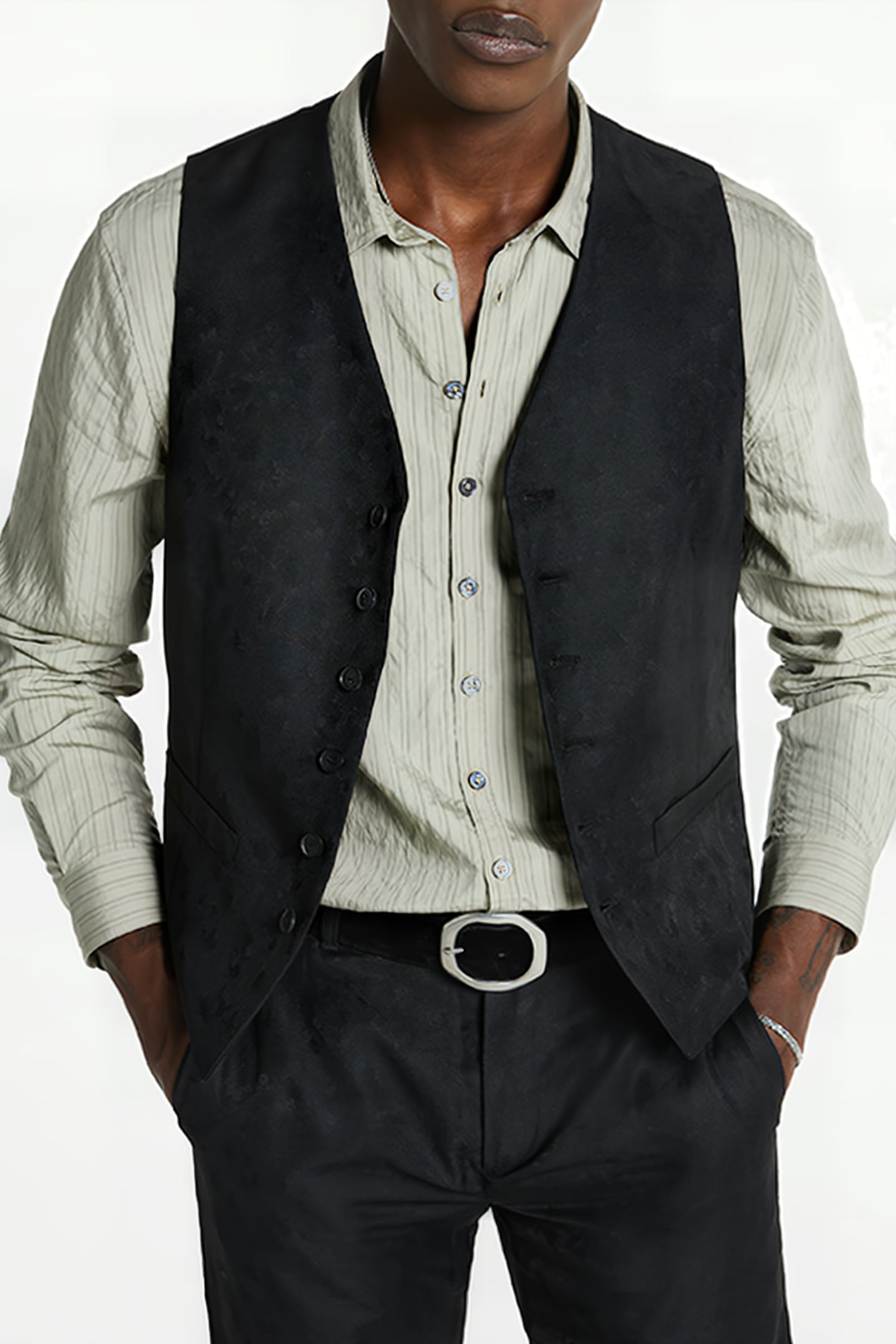 FRONT BODY DARTS VEST BLACK 1