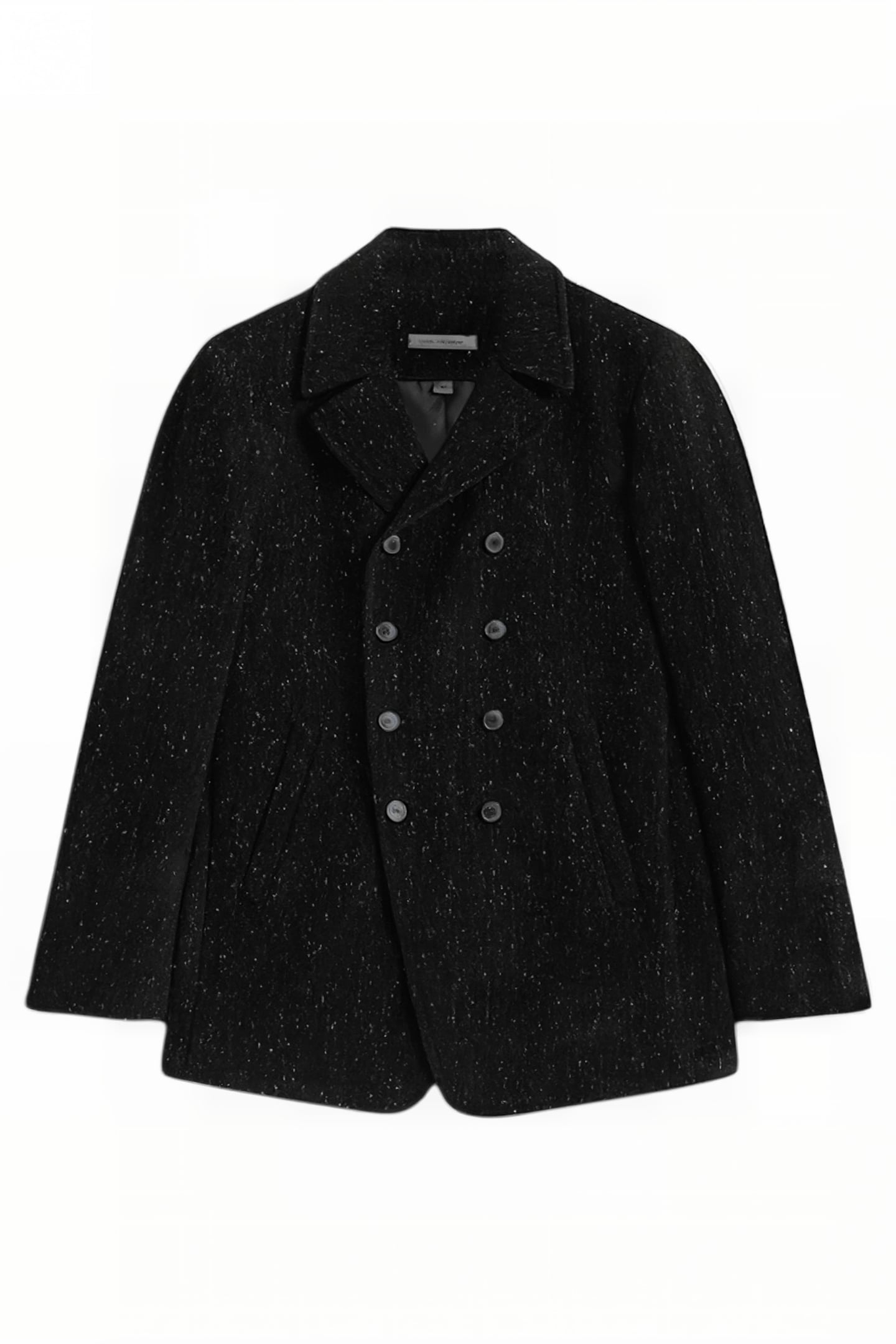 DB PEACOAT WITH CUTAWAY BLACK 2