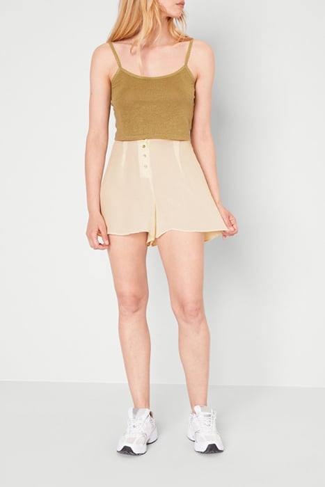 HIGH WAIST A-LINE SHORT NACRE 3