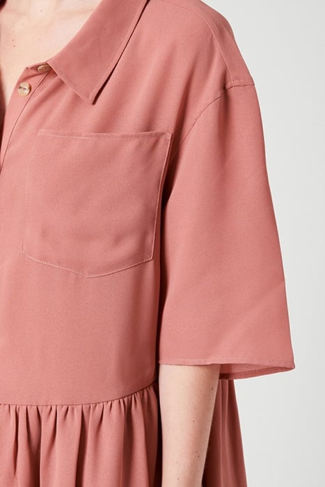 LOOSE MINI DRESS PAMPLEMOUSSE 6