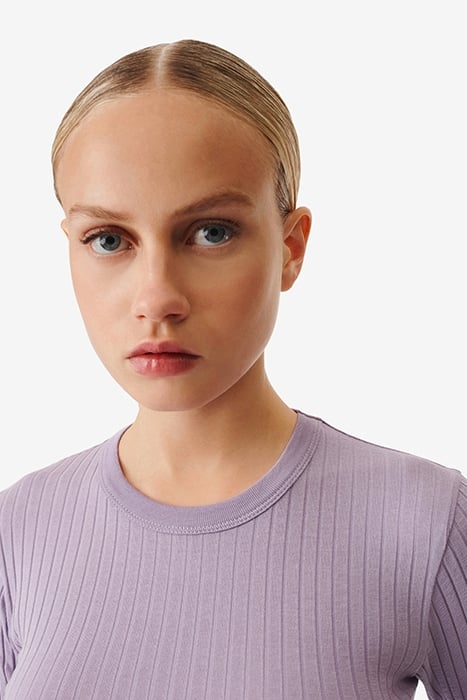 ERSILIA KNITTED SWEATER IN VINTAGE PURPLE 5