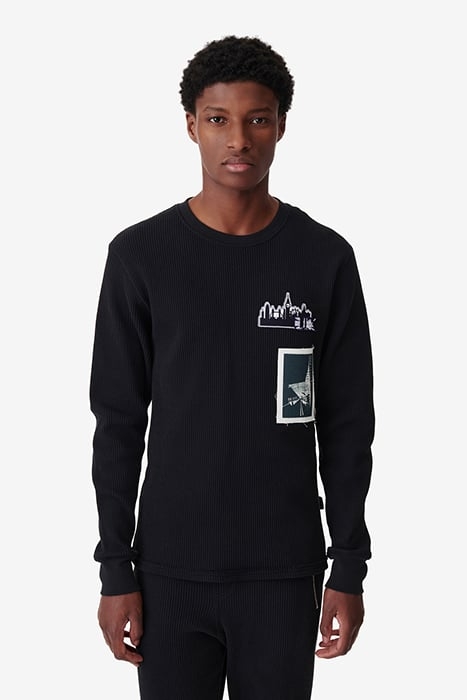 LUIGI SWEATER IN BLACK 1