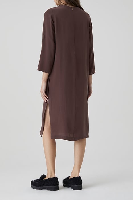 SLIT DRESS DRESSES BURGUNDY 2