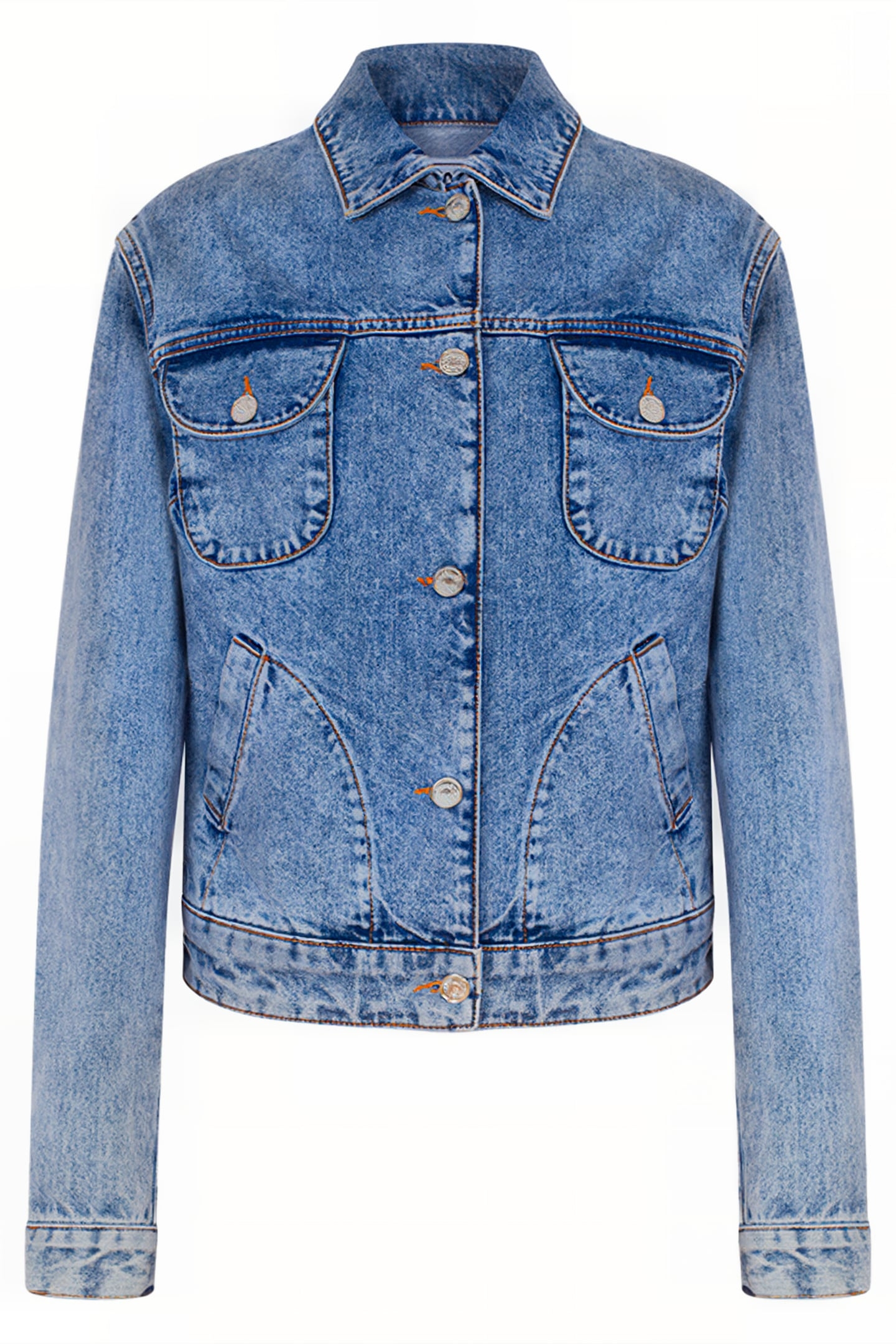 RECYCLED BLUE DENIM JACKET BLUE 3