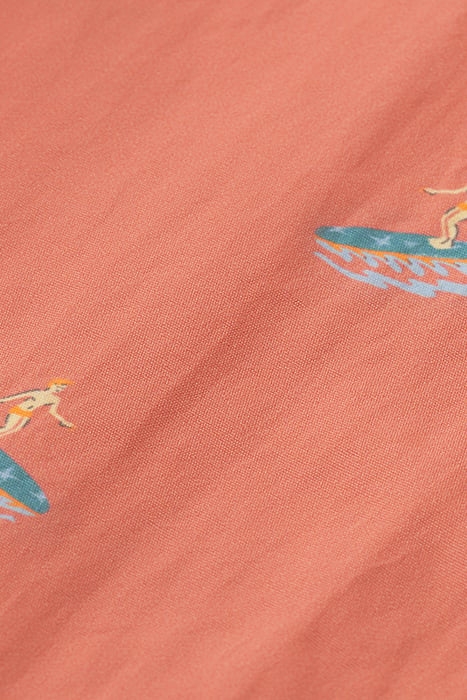 MID LENGTH - MINI PRINTED SWIMSHORT FLAMINGO SURFER AOP 8