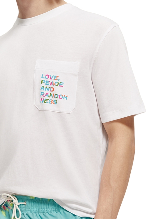 COTTON/LYOCELL ARTWORK TEE WHITE 6