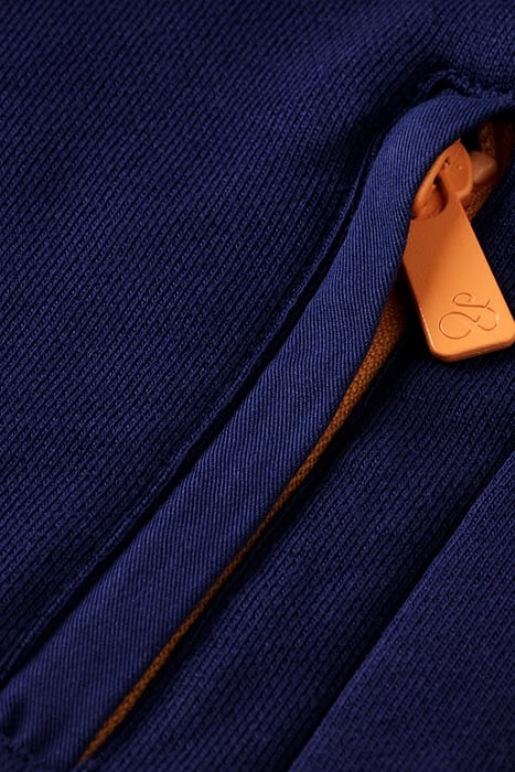 BOYS CARGO SWEATPANTS IN ORGANIC COTTON MARINE BLUE 8