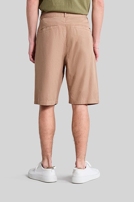 BEIGE CARGO CROPPED BERMUDA SHORTS 2