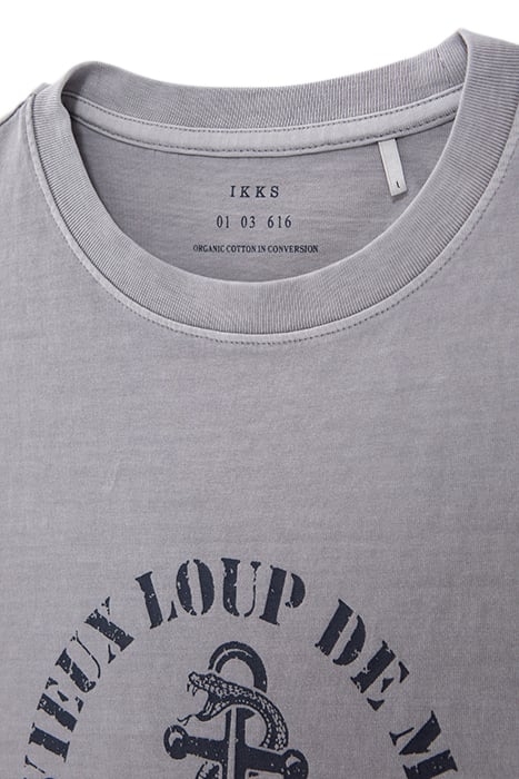 AZURE T-SHIRT WITH ANCHOR IMAGE 3