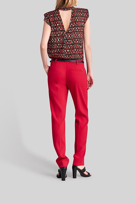 BLACK TOP WITH IKAT PRINT 3