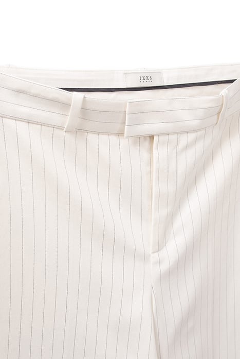 ECRU PINSTRIPE SUIT TROUSERS 7