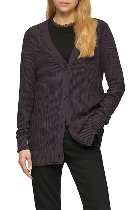 S.OLIVER-QS CARDIGAN PURPLE-PLUM 1
