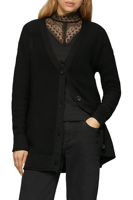 S.OLIVER-QS CARDIGAN BLACK 1