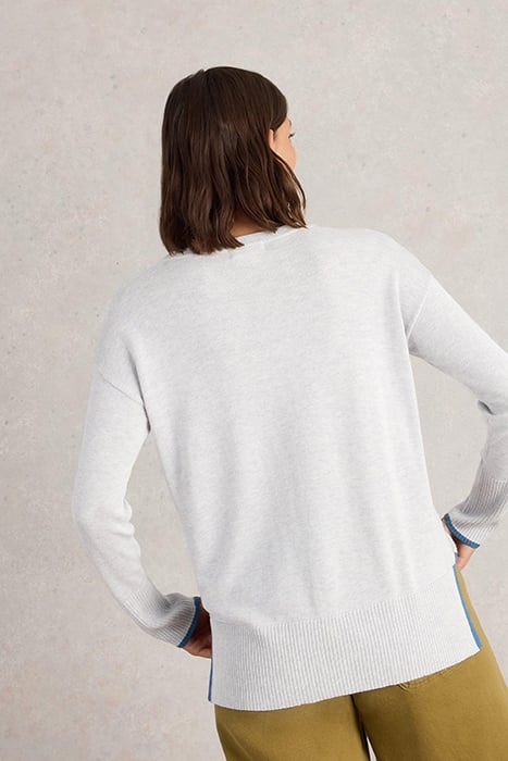 OLIVE JUMPER LIGHT GREY 2