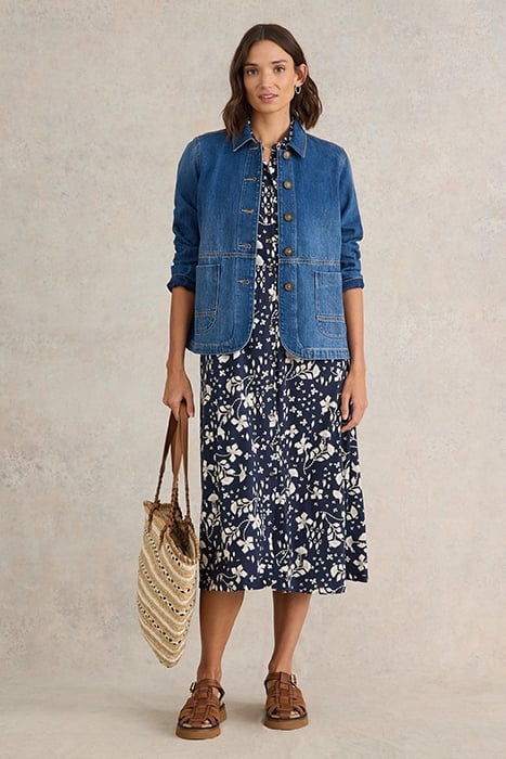 CARRIE DENIM JACKET MID DENIM 1