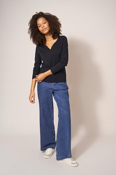 NELLY LS TEE PURE BLACK 1