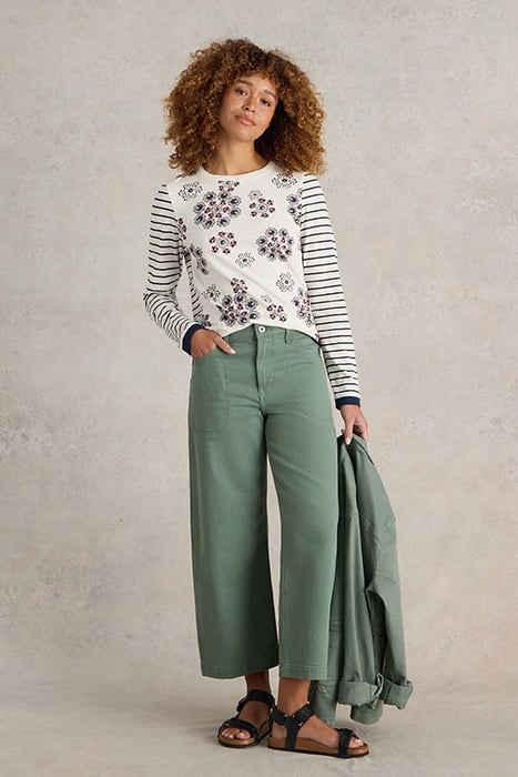 CLARA LS TEE NATURAL PRINT 1