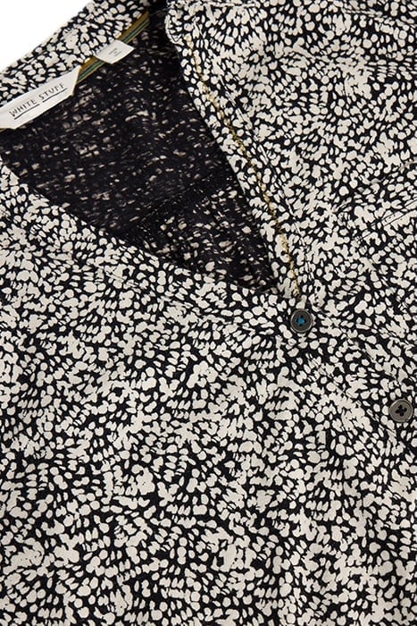 ANNIE LONGLINE SHIRT BLACK PRINT 6