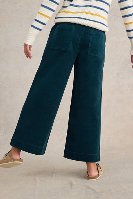 ROMY CORD CULLOTTE DARK TEAL 2