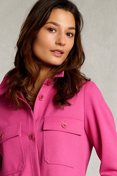 FUSHIA OVERSIZED MILANO SHIRT 2 POCKETS PINK 4