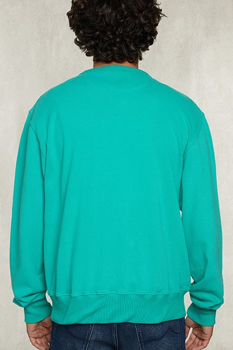 BASIC CREW NECK SWEATER KIWI GREEN 2