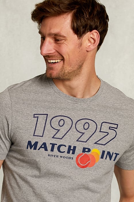 NORMAL FIT BASIC T-SHIRT GREY MEL GREY 4