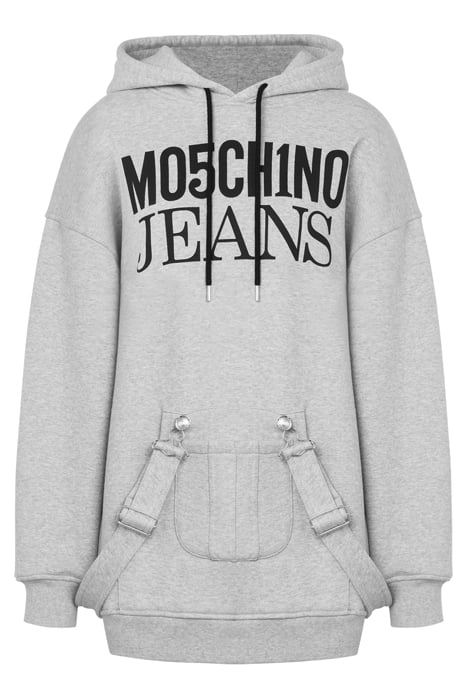 SWEATSHIRT DRESS GREY 3