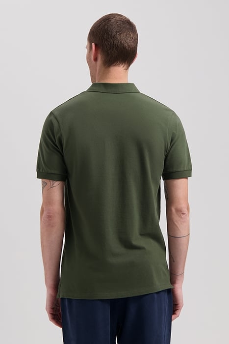 DS_BOWIE V- NECK POLO DARK ARMY DARK ARMY 2