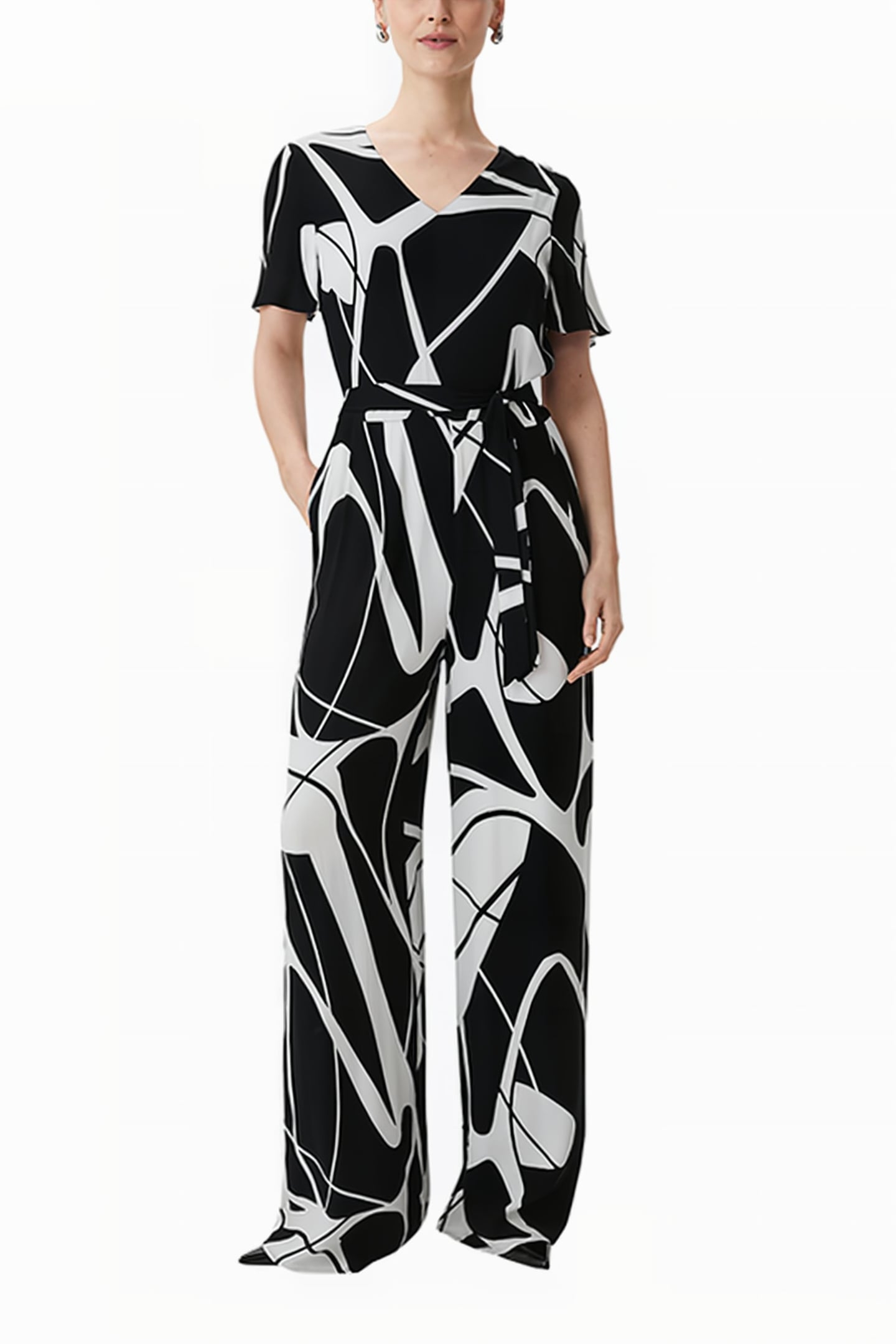 COMMA JUMPSUITS GREY/BLACK 1