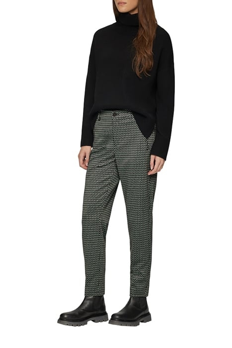 S.OLIVER PANTS GREY/BLACK 2