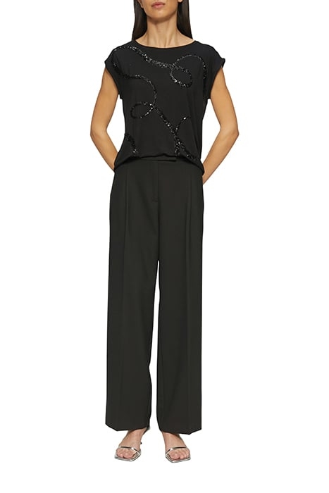 S.OLIVER T-SHIRTS GREY/BLACK 2