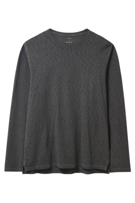 LONG SLEEVE ABERSOCH TEE WASHED BLACK 2