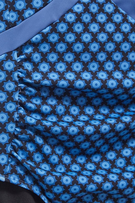 VALLEY HALTER SWIMSUIT BLUE MULTI 4