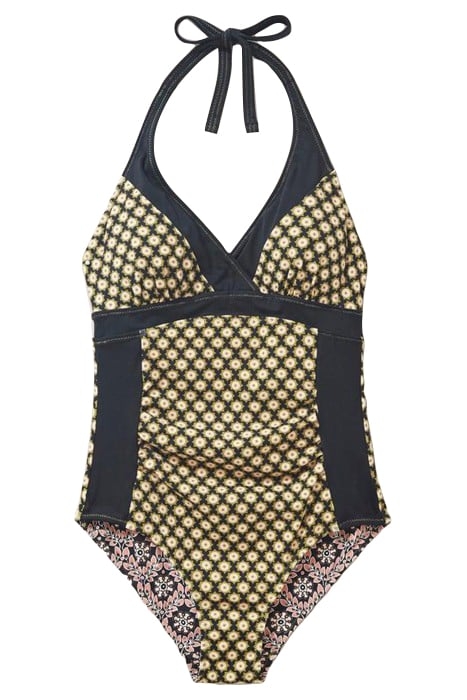SUNSHINE REVERSIBLE SWIMSUIT BLACK MULTI 1
