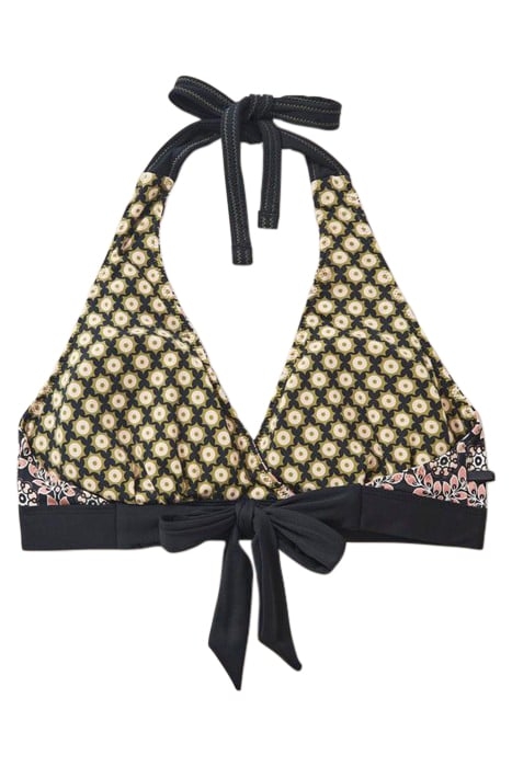 SUNSHINE REVERSIBLE BIKINI TOP BLACK MULTI 3