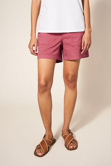 TESSA CHINO SHORTS MID PINK 1