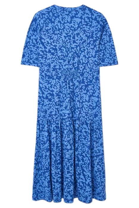 SABINA JERSEY DRESS BLUE MULTI 3