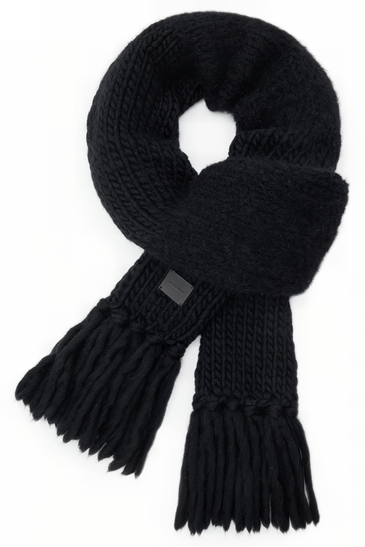 AMBER MIX SCARF BLACK 1