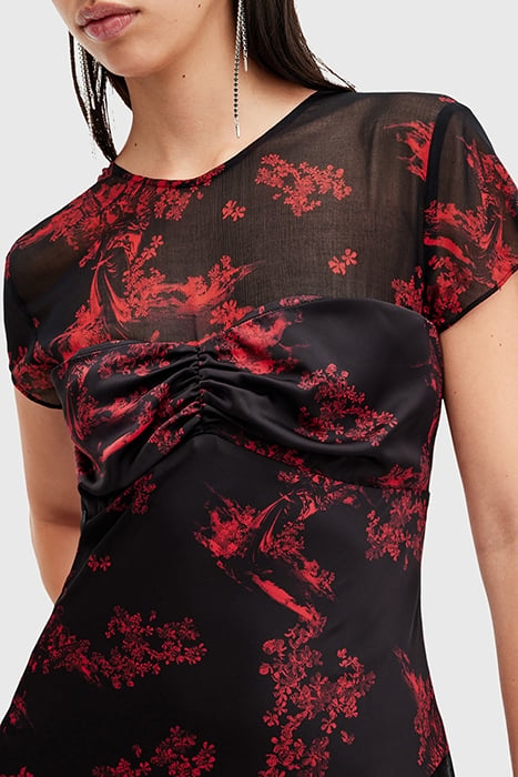 TASHA DRESS MARIA SIREN RED 6