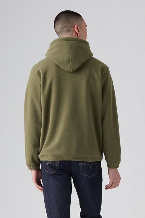 HM POLAR FLEECE HOODIE OLIVE NIGHT 2